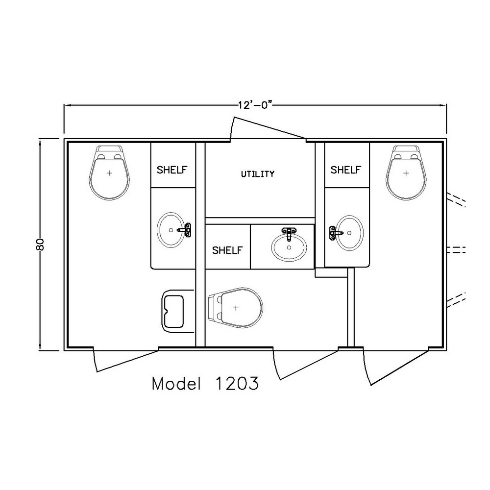 3 stall lodge floorplan
