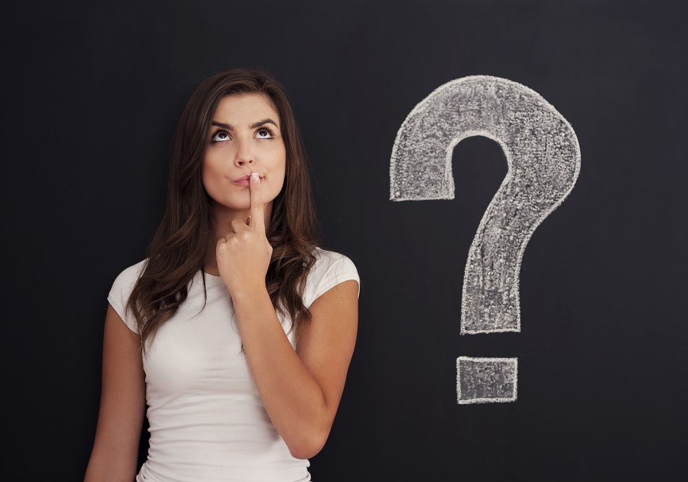 a behind the scenes look at a portable toilet supplier - woman with a question mark