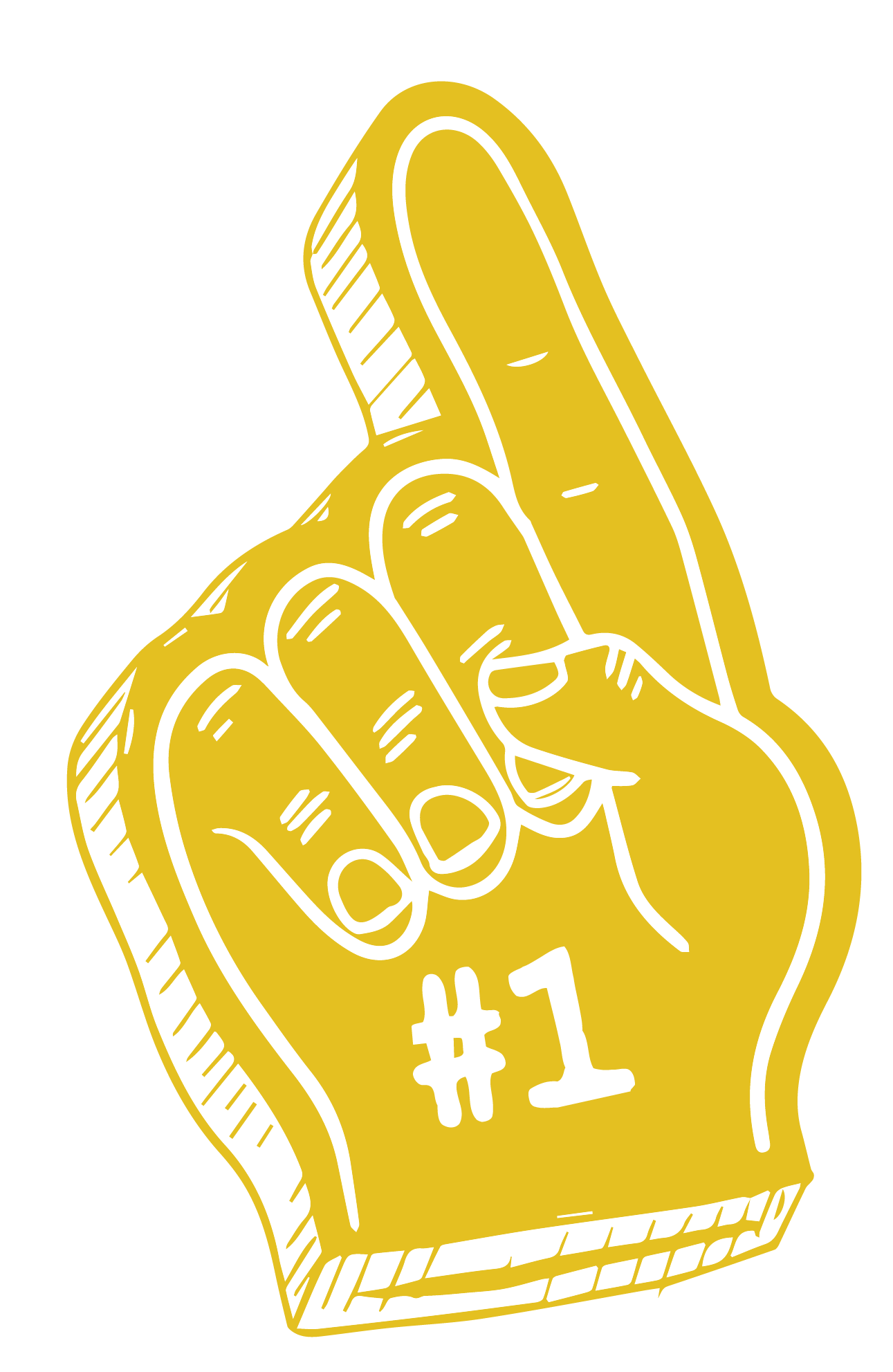 No 1 finger illustration