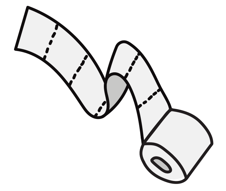 toilet paper illustration