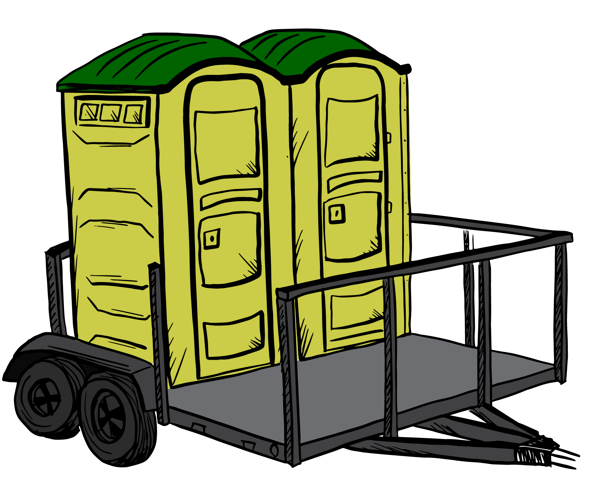double unit on trailer illustration