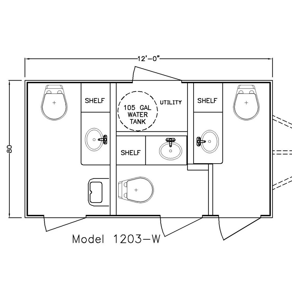 3 stall villa floorplan
