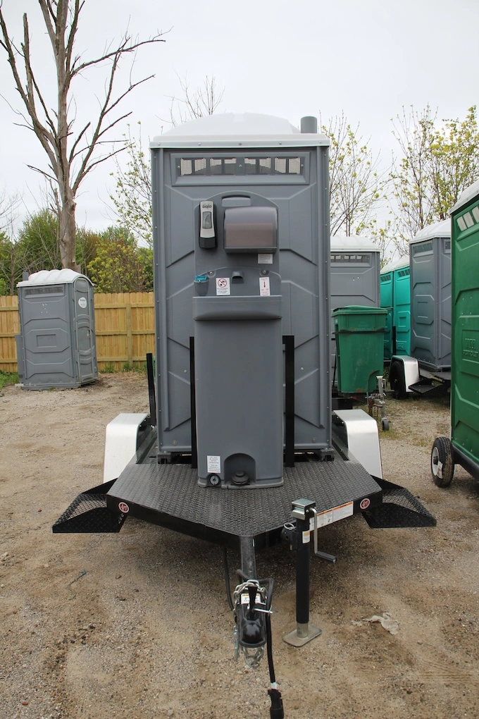 The Roadie portable restroom